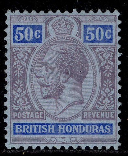 British honduras sg107 50c - honduras, sg107,