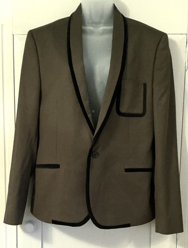 Asos khaki green smart - smart, wool