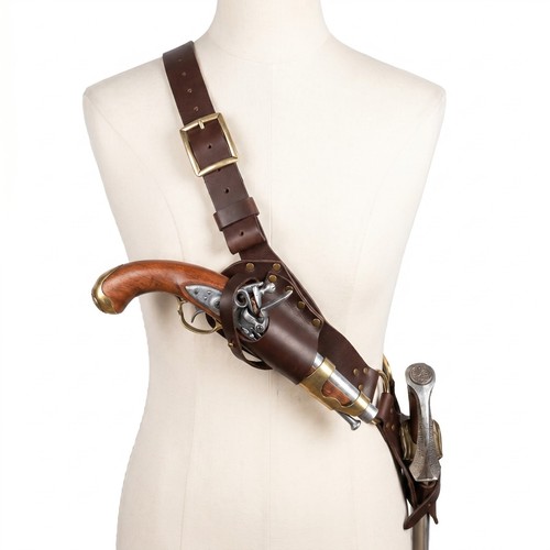 Pirate leather strap costume - strap,