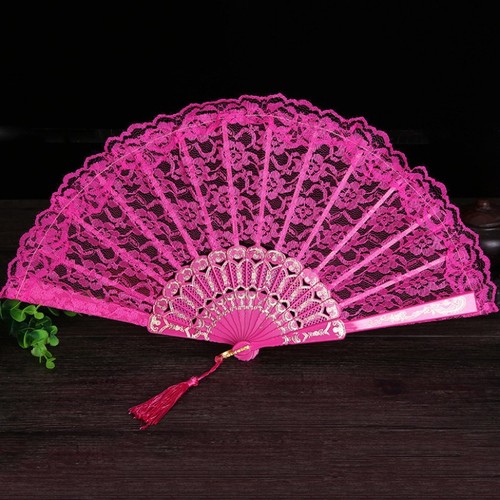 Ladies folding lace hand - folding,