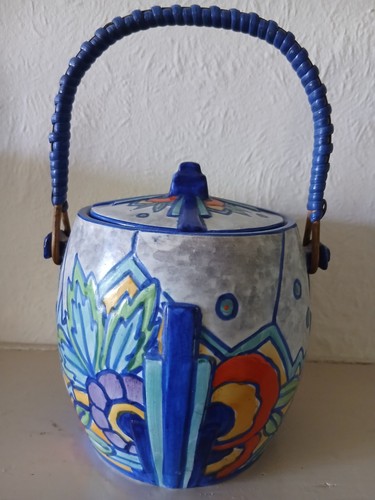 Vintage biscuit barrel - biscuit,