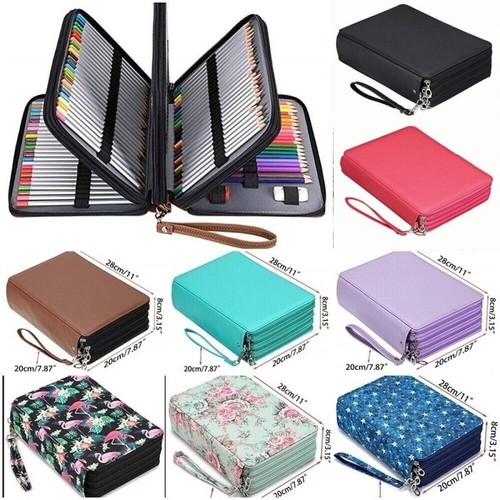 200 slots colored pencil case - colored,