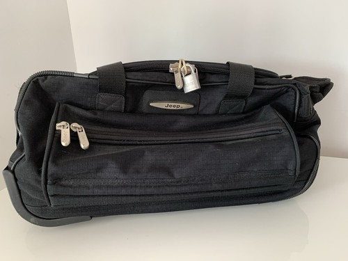 Jeep black rolling duffel - rolling,
