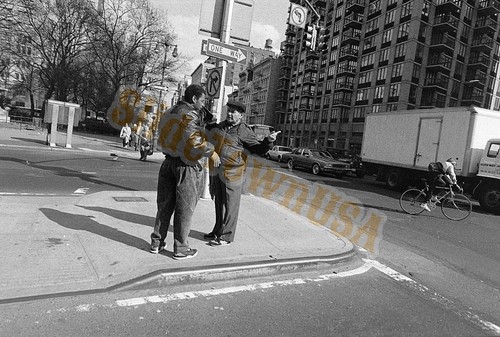 Vtg 35mm negative men talking - 35mm,