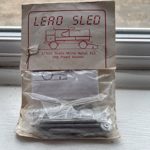 Lead sled models scale - sled, 1/76