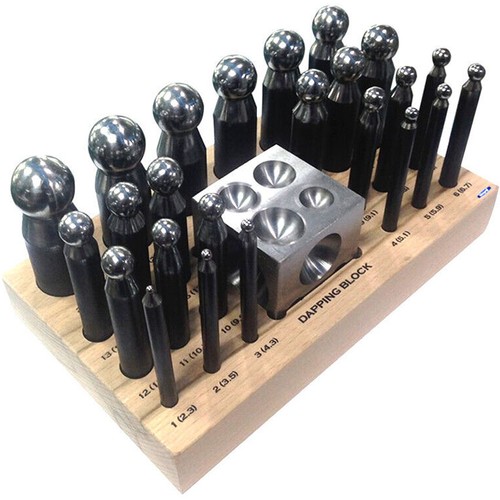 Dapping set punches block - dapping,