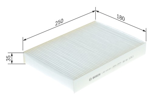 Bosch filter cabin air - cabin, for