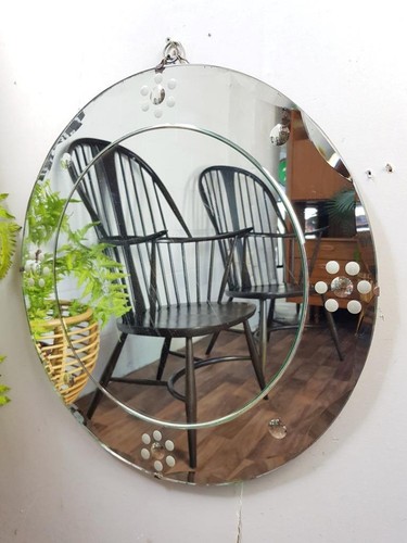 Vintage 1950 frameless round - frameless,