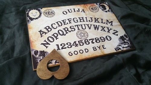 Wooden ouija board - ouija, game