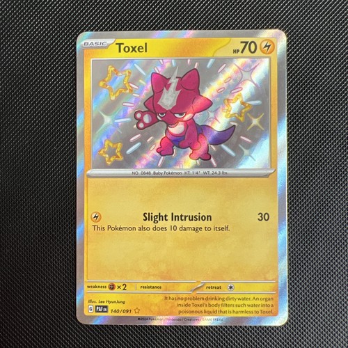 Pokemon card toxel 140 - card,
