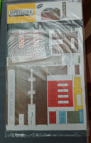 Superquick model kit cardboard