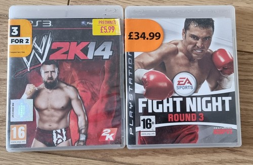 Ps3 fighting games bundle - ps3, wwe