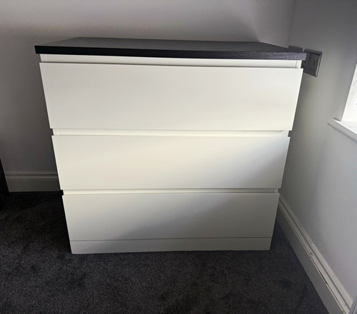 Ikea white black top - white, &