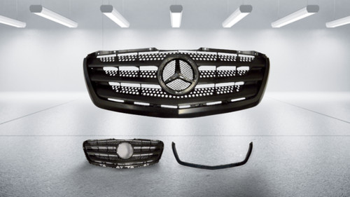 Front radiator grille - radiator,