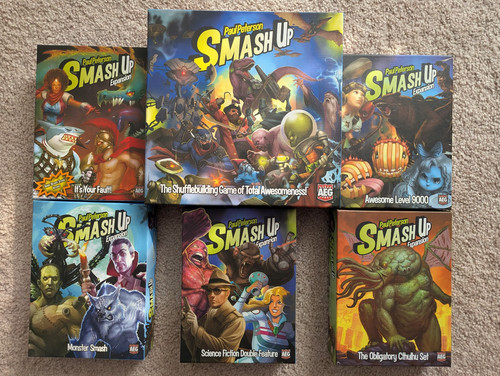 Smash board game aeg - smash, up