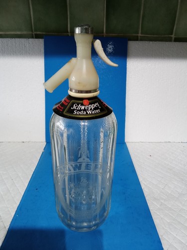 Schweppes vintage soda syphon - vintage,