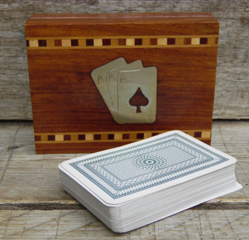 Single deck wooden - deck, playing