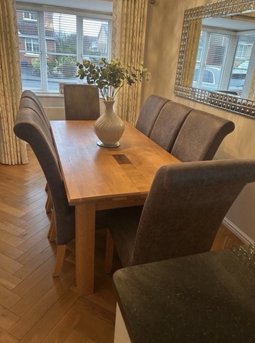 Wood rectangular dining table - rectangular,