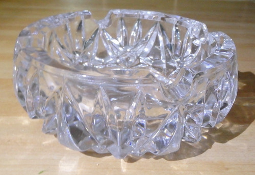 Stylish ashtray vintage - stylish, heavy