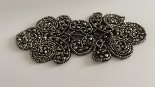 Beaded applique embellishment - applique,