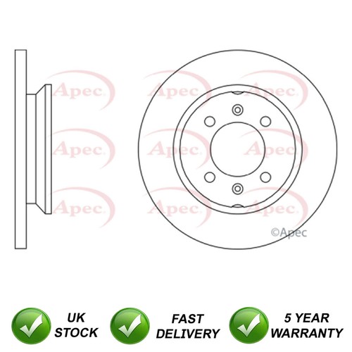 Brake disc front sjr fits - front,