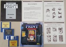 Deluxe Print w/Art Disks 1 & 2 ©1986 EA Electronic Arts for Commodore Amiga 1000