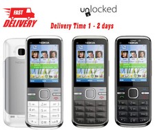 Nokia C5 - 00  5MP  3G Unlocked Phone BLACK - White - Grey  , same day Dispatch 