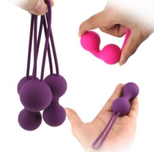 Kegel Exercise Duo Geisha Vaginal Ball Muscle Tightening Rolling Ben Wa Balls A