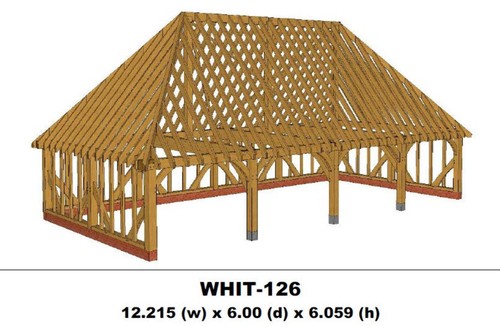 European oak garage bay - garage,