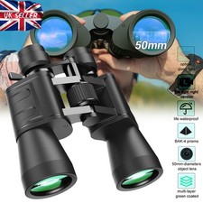 20x50 HD Military Zoom High Power Binoculars Day/Night Optics Hunting + Case