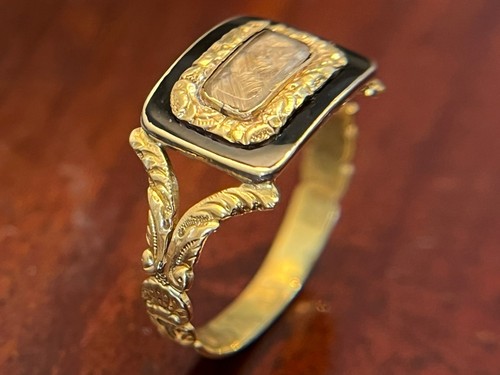Georgian 18ct gold - , mourning