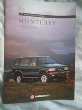 Vauxhall Monterey brochure