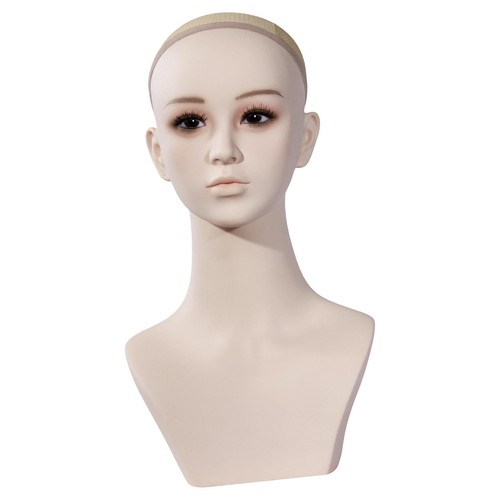 Female mannequin head bust wig - mannequin,