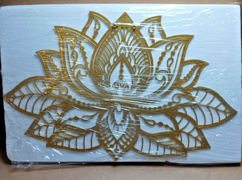 Mandala metal wall - metal,