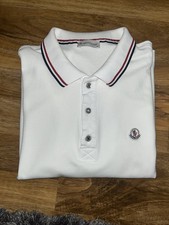 Moncler Men's White Polo Shirt