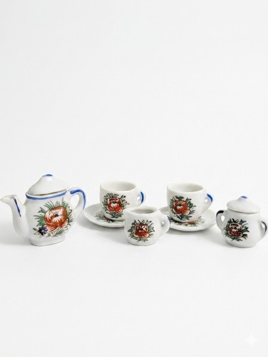 Vintage ceramic miniature tea - vintage,