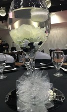Giant wine glass - wine, centerpiece