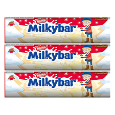Nestle Milkybar 3 X 80g White Chocolate Buttons Giant Tubes Christmas