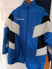 Umbro Men's Vintage Training Coach Jacket 90s you will never find better (mint)