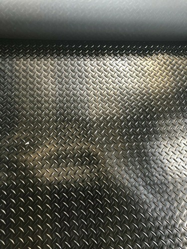 Checker plate rubber garage - rubber,