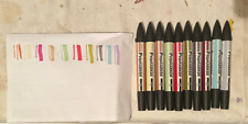 Letraset Promarker x 10 Permanent Twin-tip
