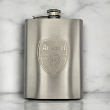 Arsenal FC Hip Flask  8oz Stainless Steel Official Licensed Product AFC Gunners