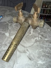 Vintage Solid Large Brass Beer