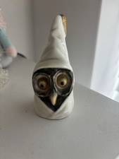Edwardian Royal Worcester Owl Candle Snuffer