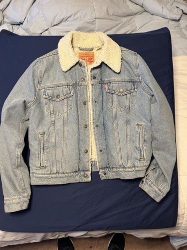 Levi sherpa lined denim - sherpa,