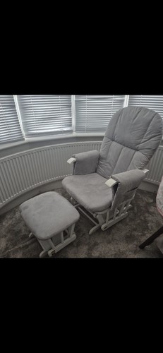 Rocking chair and foot stool - rocking,