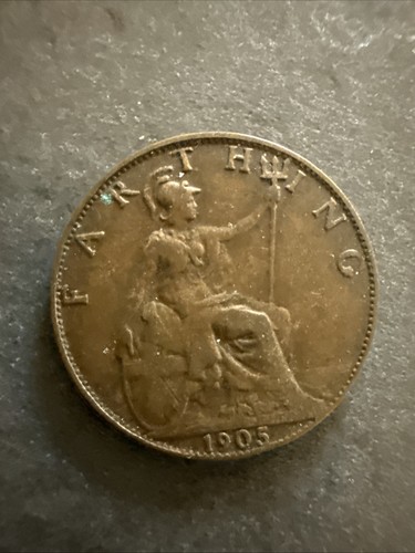 1905 farthing king edward - 1905,