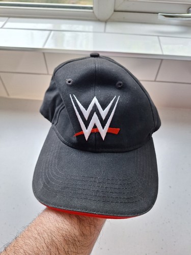 Wwe wrestling black logo cap - black,