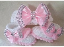 Hand knitted Romany Bling baby