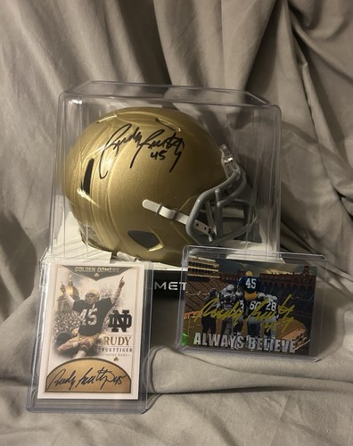 Rudy ruettiger signed notre - rudy,